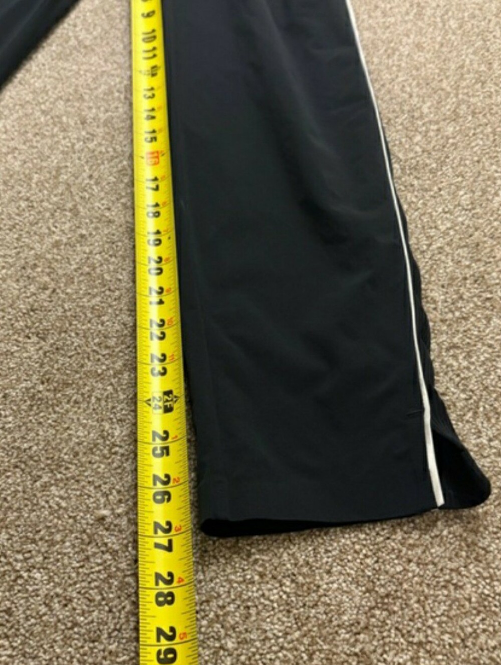 Athleta Brooklyn Pants with White Side Stripe - Size: 8 - Picture 7 of 11